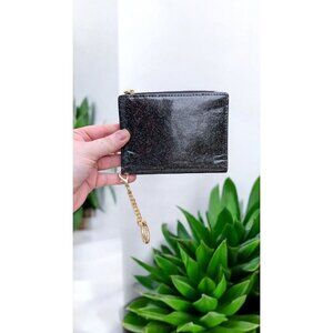 Small Wallet for Women Bifold Slim Keychain Wallet (New) (Black)
